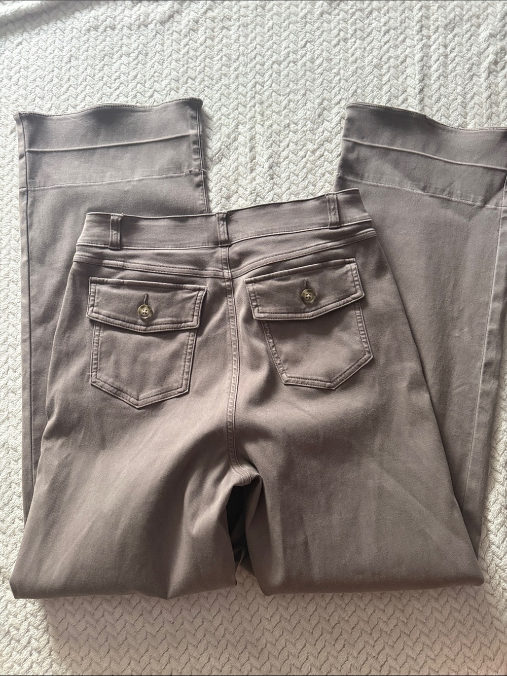 SPANX Taupe Jeggings - Sleek Neutral Stretch Pants - Picture 5 of 5